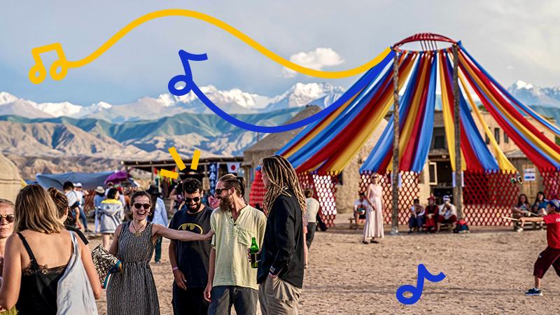 Kolfest festival in Kyrgyzstan