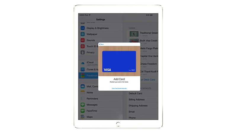 Apple Pay with iPad